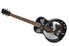 Electro-Acoustic Resonator Guitar Black Bryce Music 